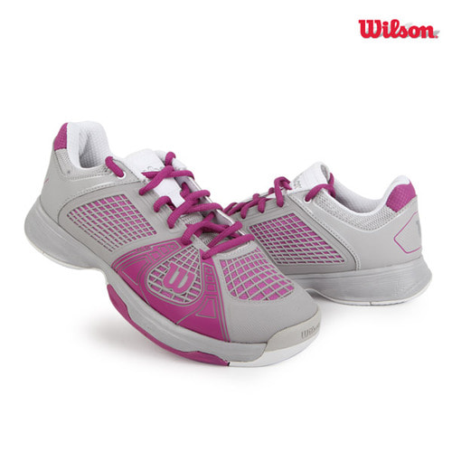 윌슨 여성용 테니스화 RUSH NGX WRS317790 (스틸그레이/뉴 푸시아/화이트)/여성/여자/테니스/신발/운동화