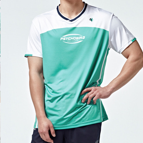 패기앤코 남성 싸이코버드 티셔츠 PSY-5005 남자 운동 스포츠 상의 운동복