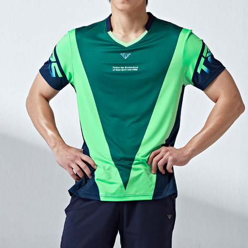 패기앤코 남성 TRS 라운드 티셔츠 FST-708 남자 운동 스포츠 상의 운동복