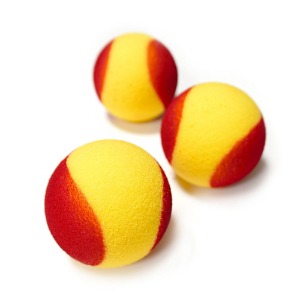 소프트 테니스볼 9cm (3개1 세트) 스펀지볼 학교체육