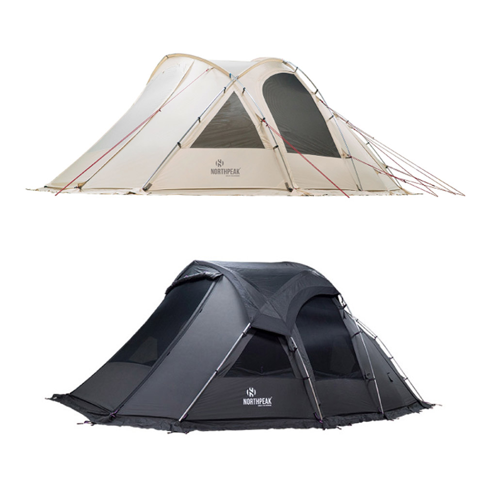 노스피크 클리브랜드 텐트 4인용 캠핑 거실형