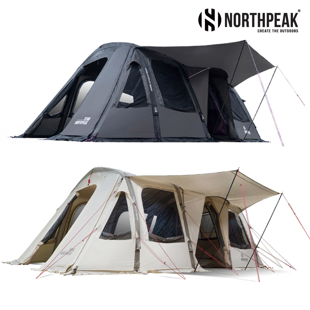 노스피크 A7 EX 에어텐트 캠핑 리빙쉘 대형 텐트 6인용