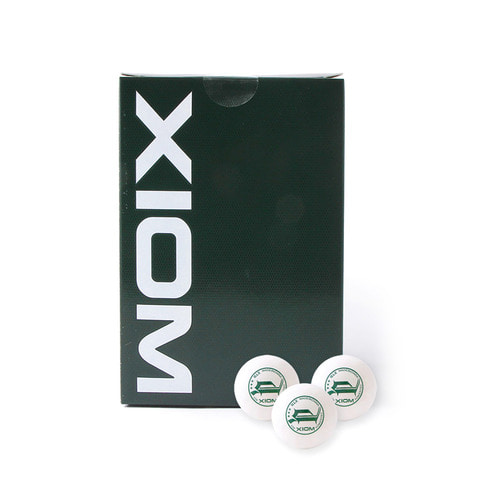 엑시옴 탁구공 파워텍 XTR 3성 ABS+ 연습구 화이트 (100입) 비공식경기용