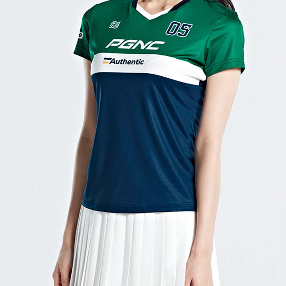 2023 F/W 패기앤코 여성 기능성 라운드 티셔츠 RT-2039 여자 운동 스포츠 상의 운동복