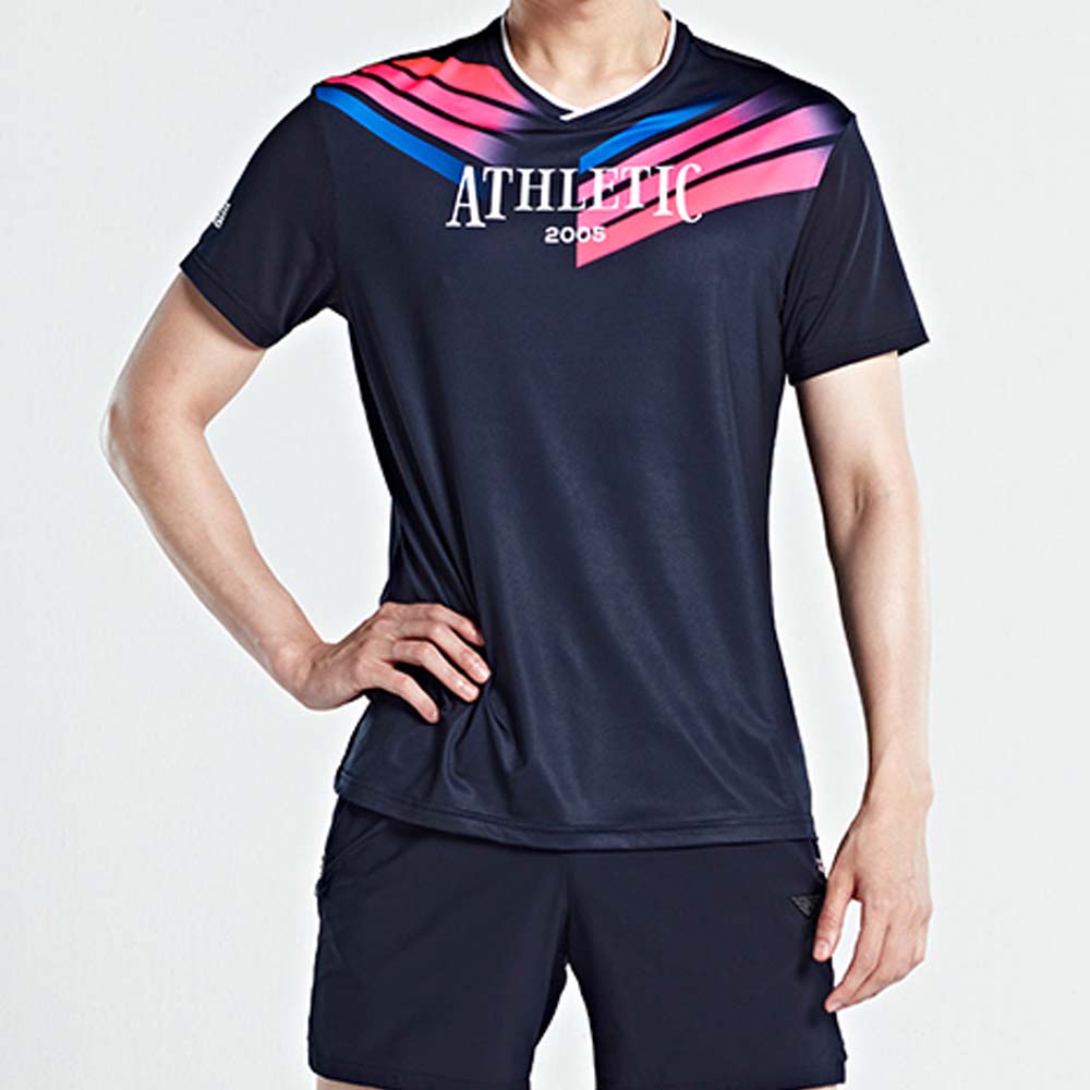 2023 F/W 패기앤코 남성 기능성 라운드 티셔츠 RT-1034 남자 운동 스포츠 상의 운동복