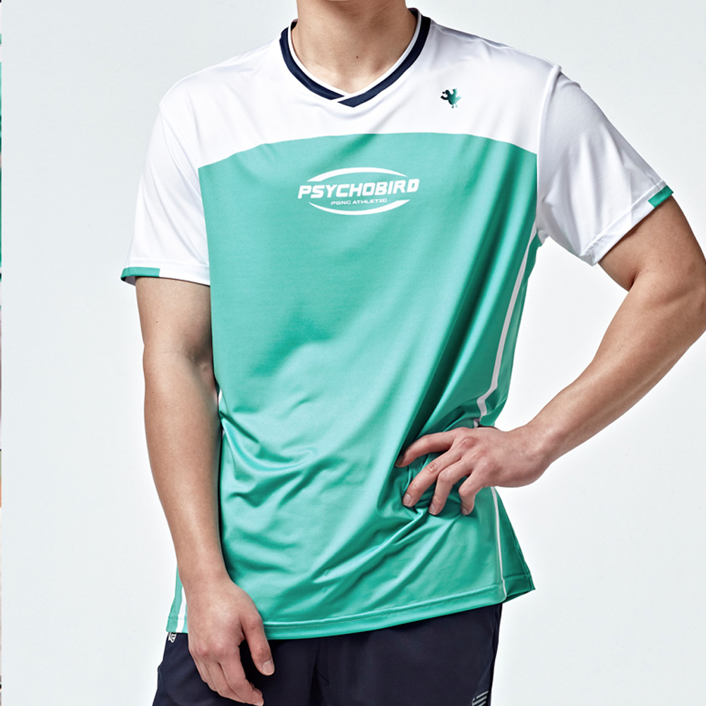 패기앤코 남성 싸이코버드 티셔츠 PSY-5005 남자 운동 스포츠 상의 운동복