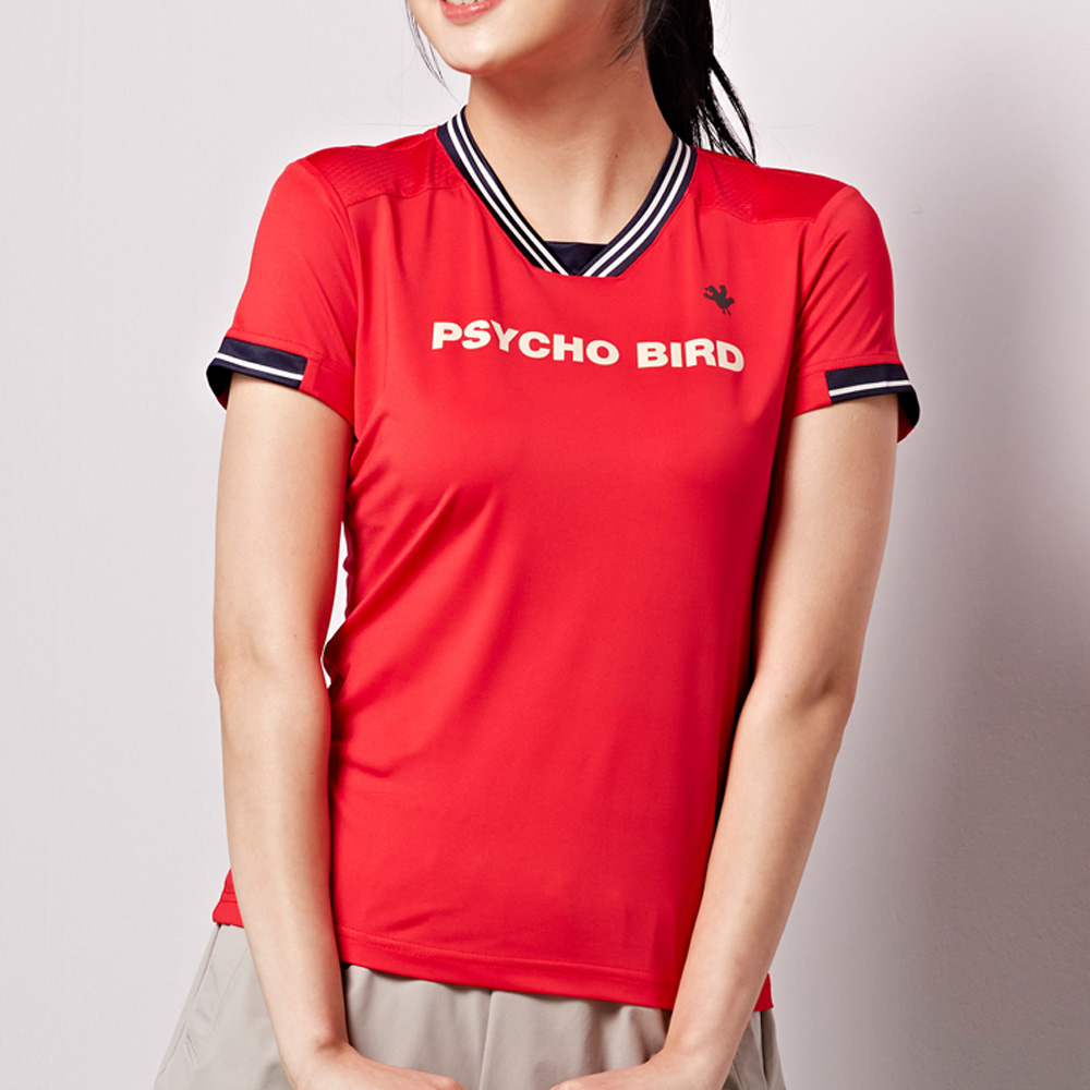 패기앤코 여성 싸이코버드 티셔츠 PSY-6002 여자 운동 스포츠 상의 운동복