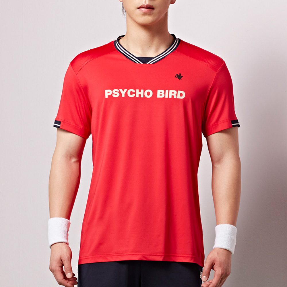 패기앤코 남성 싸이코버드 티셔츠 PSY-5002 남자 운동 스포츠 상의 운동복